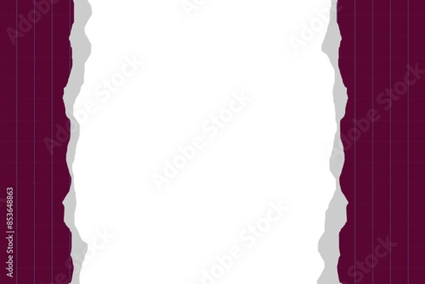 Obraz Torn paper checkered background