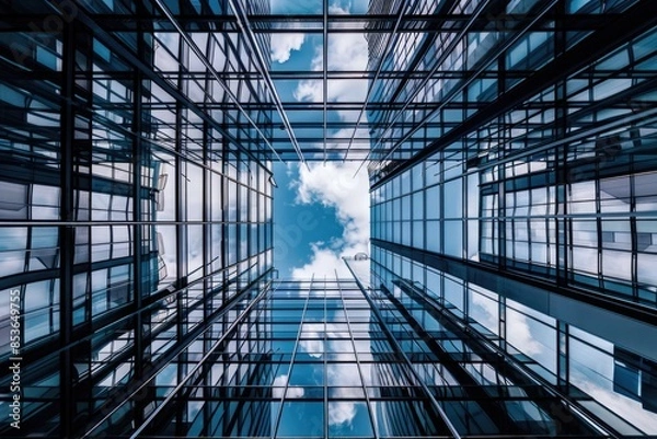 Fototapeta modern architectural  building design