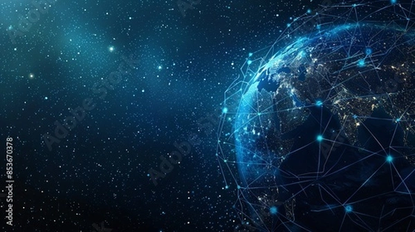 Fototapeta earth in space