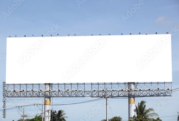 Obraz Blank billboard ready for new advertisement