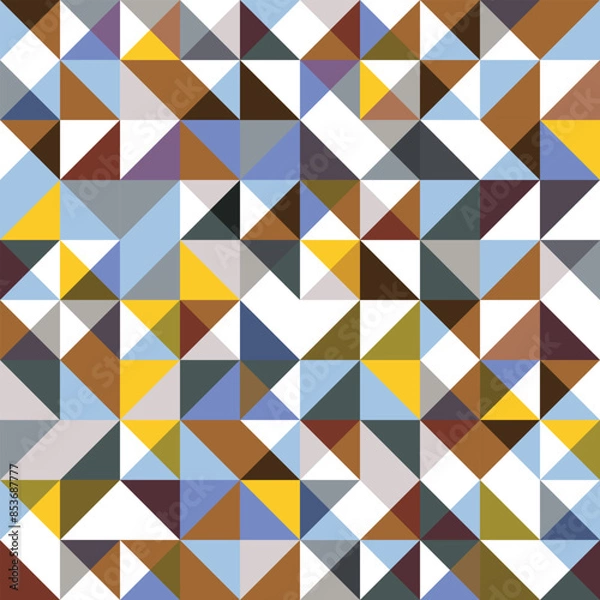 Fototapeta Abstract geometry pattern seamless background. Creative geometric wallpaper pattern for decoration.