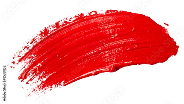 Fototapeta czerwona farba