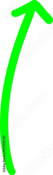 Fototapeta Handmade doodle arrow