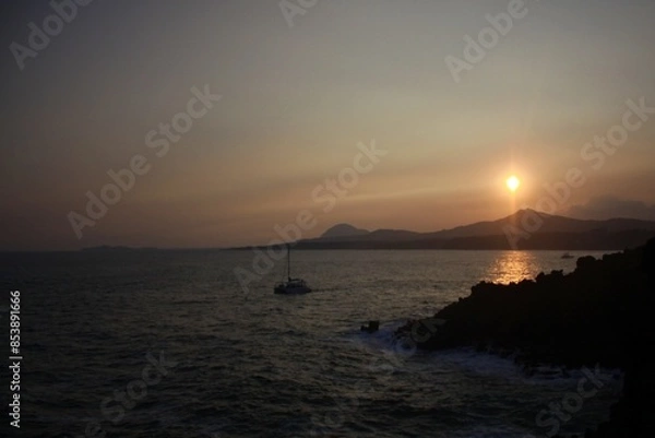 Obraz sunset over the sea