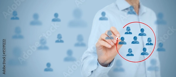 Obraz Segmentacja marketingowa