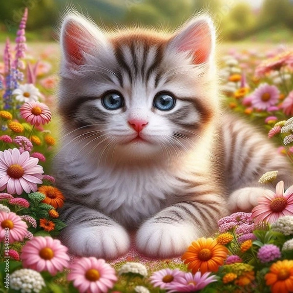 Fototapeta niedliches Kätzchen