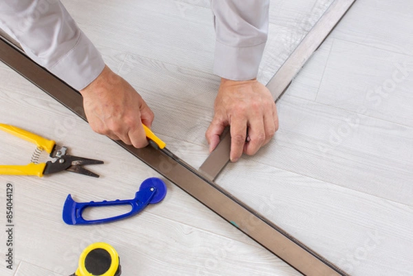 Obraz 網戸の張り替え