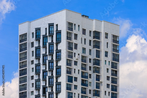 Fototapeta Texture of modern buildings, background for design.