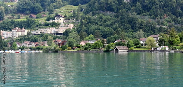 Fototapeta lac alpin...le walensee