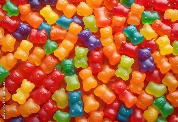 Obraz colorful jelly beans bears