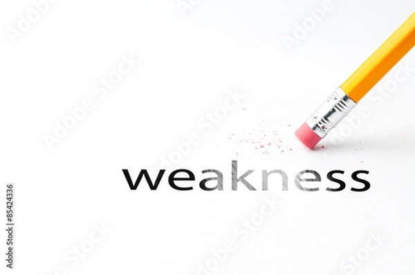 Fototapeta Pencil with eraser