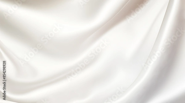 Fototapeta White satin background