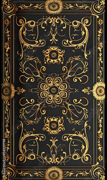 Fototapeta thai art texture AI generated 