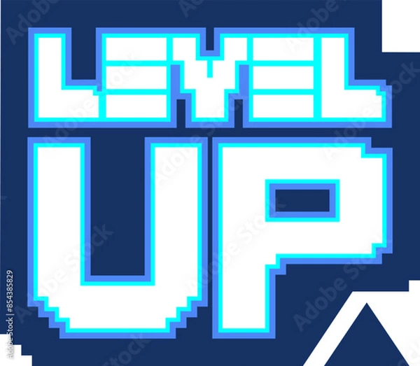 Fototapeta Level up symbol