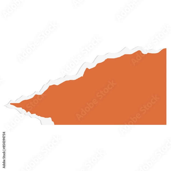 Fototapeta Paper Torn Corner Element