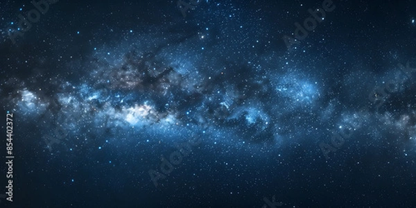 Fototapeta Dark cosmic starry sky background