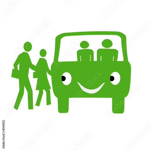 Obraz przyjazny autobus