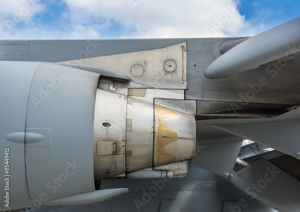 Obraz airplane turbine technology