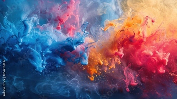 Fototapeta Abstract Swirling Colors