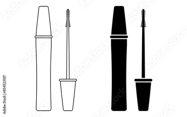 Obraz mascara icon set isolated on white background