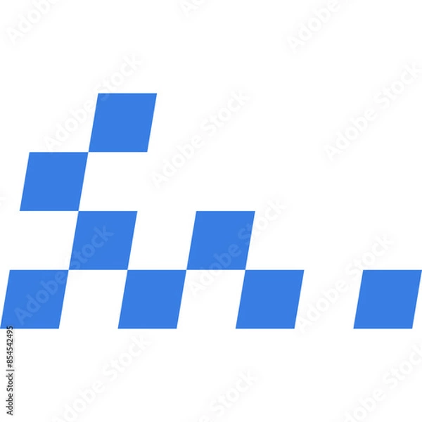 Fototapeta Checkered Board Corner Pattern