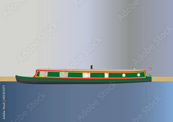 Obraz Wąska łódź