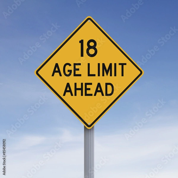 Obraz 
Age Limit at Eighteen
