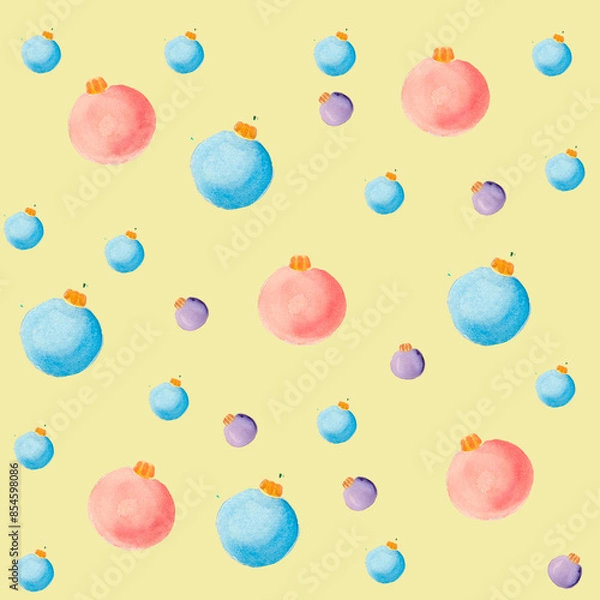 Fototapeta Christmas balls