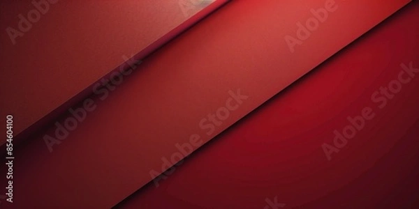 Fototapeta Elegant red background with diagonal layers. Ideal for modern designs.