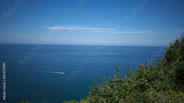 Fototapeta Il mare visto dal Parco del Cardeto in Ancona