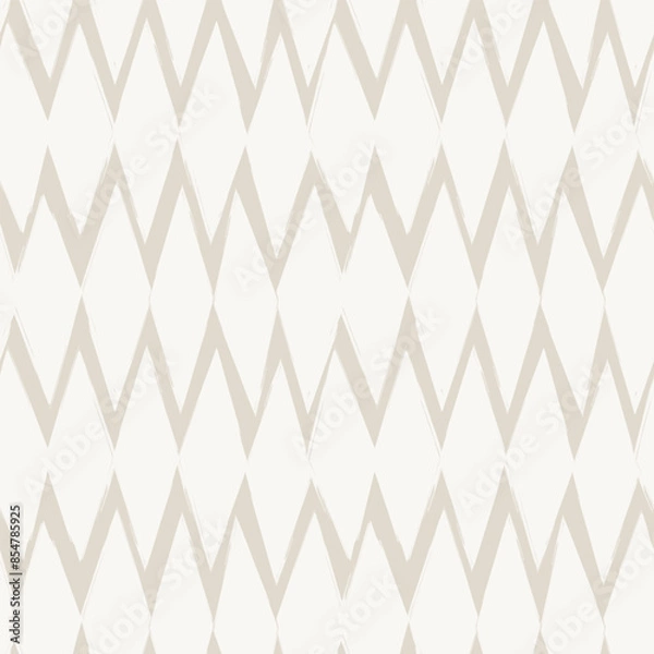 Obraz Neutral Colour Abstract Brush Strokes Seamless Pattern Design