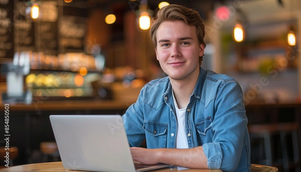 Fototapeta Modern Café Workday