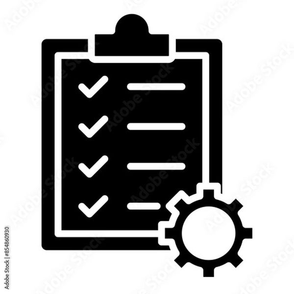 Fototapeta Task Automation icon