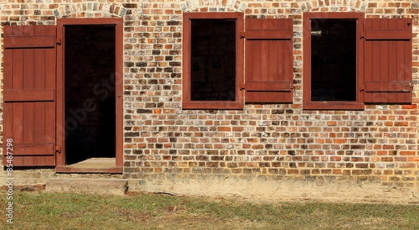 Obraz Slavery Plantation Quarters 