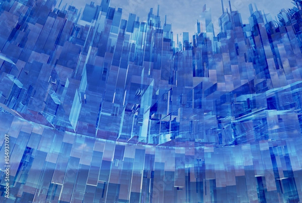 Obraz crystal building 