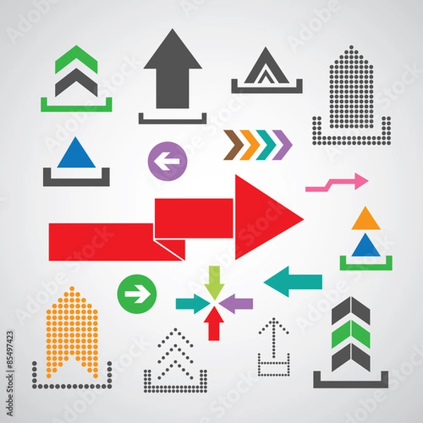 Fototapeta Vector arrow icon