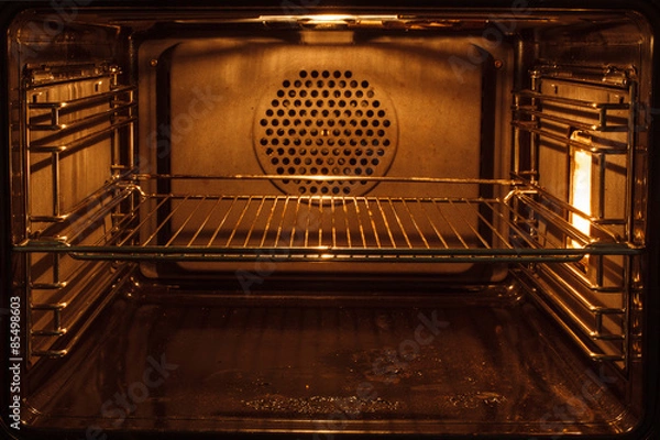 Obraz nside a dirty oven