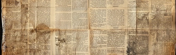 Obraz Grunge Vintage Newspaper Texture Background