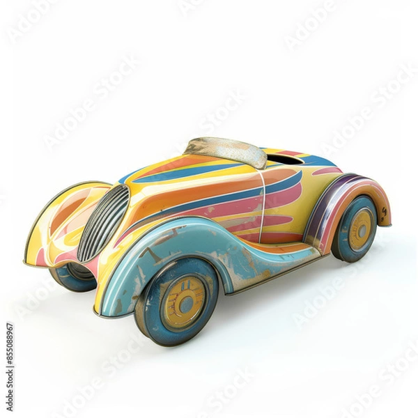Obraz retro car toy