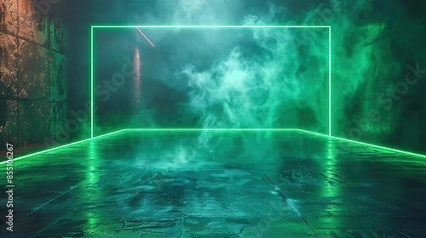 Fototapeta Dramatic Contrast of Light and Shadow in Abstract Background