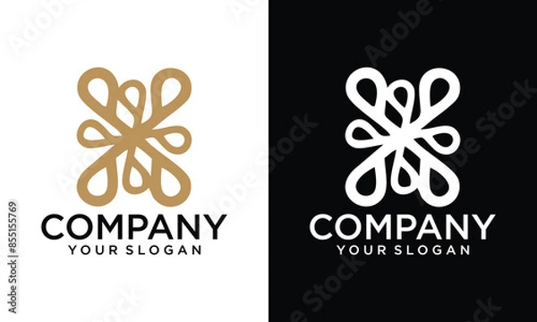 Fototapeta abstract floral design