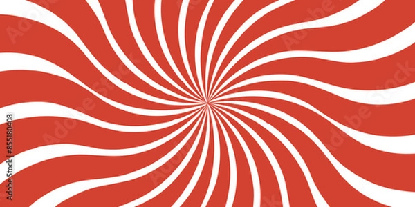 Fototapeta Abstract colorful red sun rays and sunburst backdrop background. pop art cartoon style, sunlight, sunburst background.