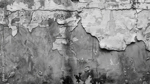 Fototapeta Texture and backdrop of a gray wall