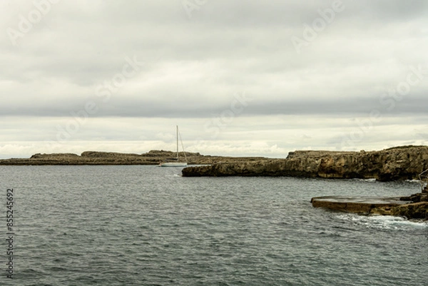 Fototapeta Tranquil Seascape at Binibeca, Menorca
