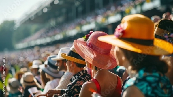 Obraz Spectators at the Kentucky Derby Event