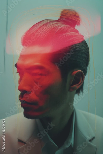 Fototapeta portrait: asian man