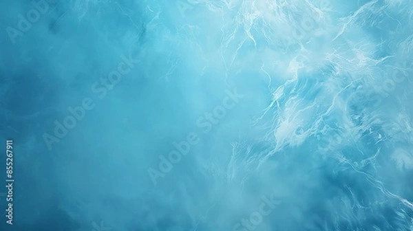 Fototapeta Soft blue medical gradient background with subtle textures and blank areas for text, ideal for wellness and healthcare branding