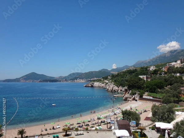 Fototapeta Морской залив в жаркий солнечный летний день