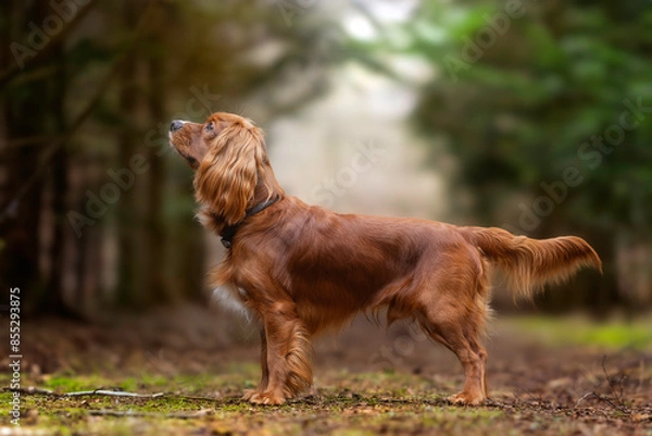 Obraz dog on the grass