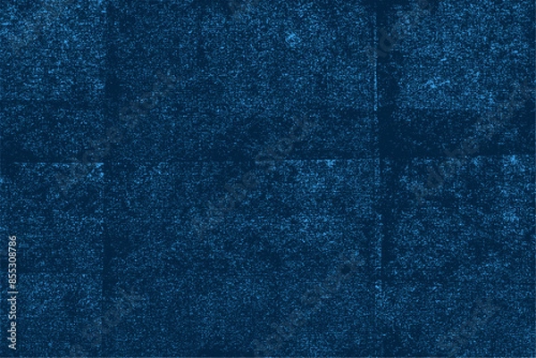 Obraz Rolled ink letterpress print texture. High definition, rough, eroded lino print texture. A4 scale. Compound path and optimised.